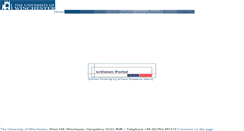 Desktop Screenshot of evision.winchester.ac.uk